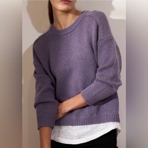 Brochu Walker Corbin Crew Looker Sweater 3/4 Bracelet Sleeve sz XS